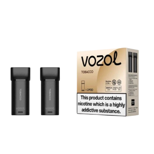 VOZOL SWITCH 600 2er Pod - Tobacco