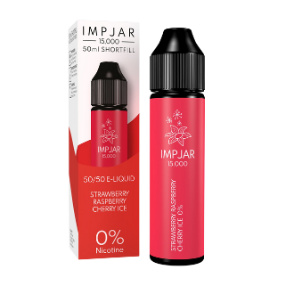 IMP JAR 50ml E-Liquid - Strawberry,Raspberry & Cherry Ice