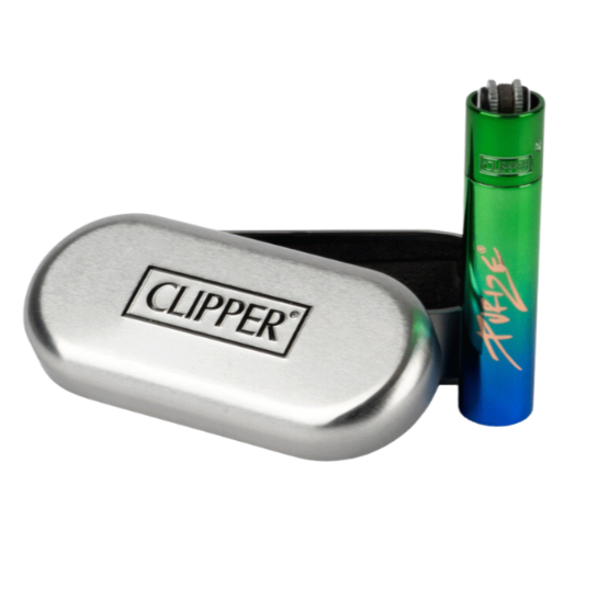 PURIZE® Clipper® Metal (graviert) Green Blue Shiny