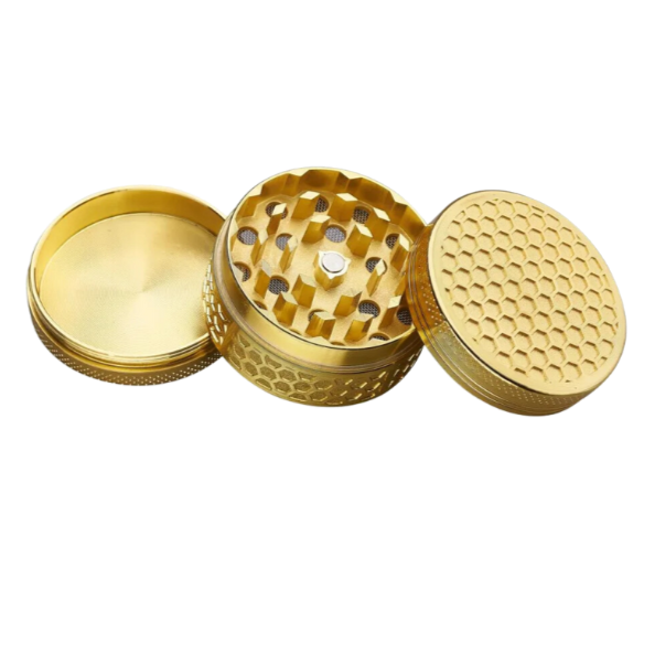 Champ High - Grinder Golden Honeycomb - 50mm - 3 Layers