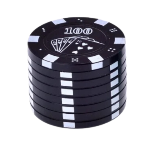 Champ High - Grinder Poker Chips - 42mm - 3 Layers Black