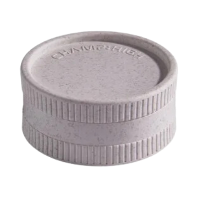 Champ High - Hemp Plastic Grinder - 55mm - 2 Layers White