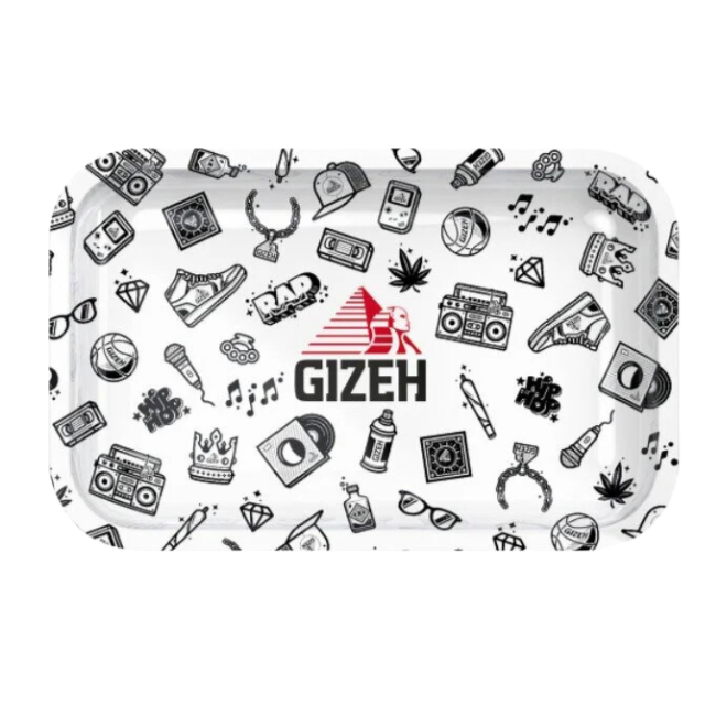 GIZEH - Rolling Tray - 27.5 x 17.5cm - Comic black - Medium