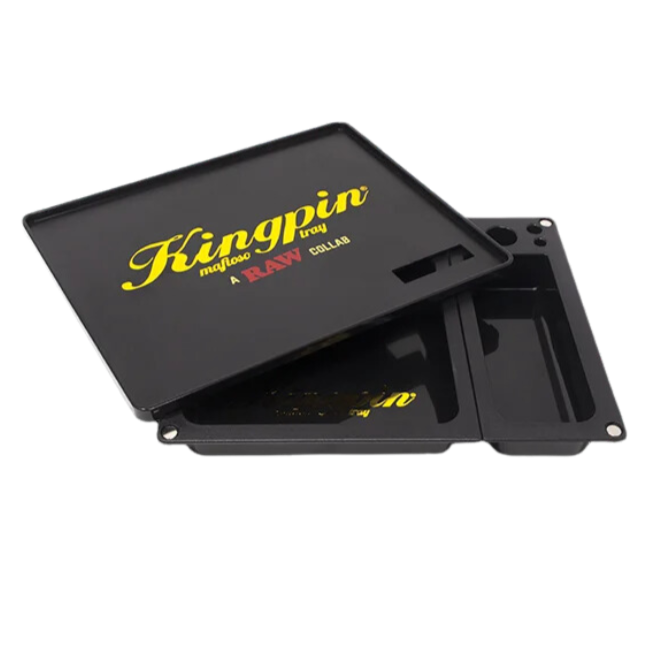 Growpoint RAW - Kingpin Mafioso Rolling Tray - 26cm x 21cm x 4cm