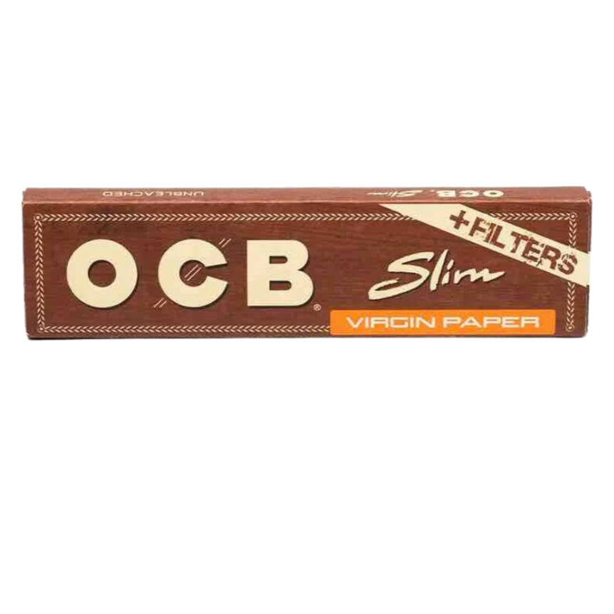 OCB - Virgin Slim Unbleached + Tips