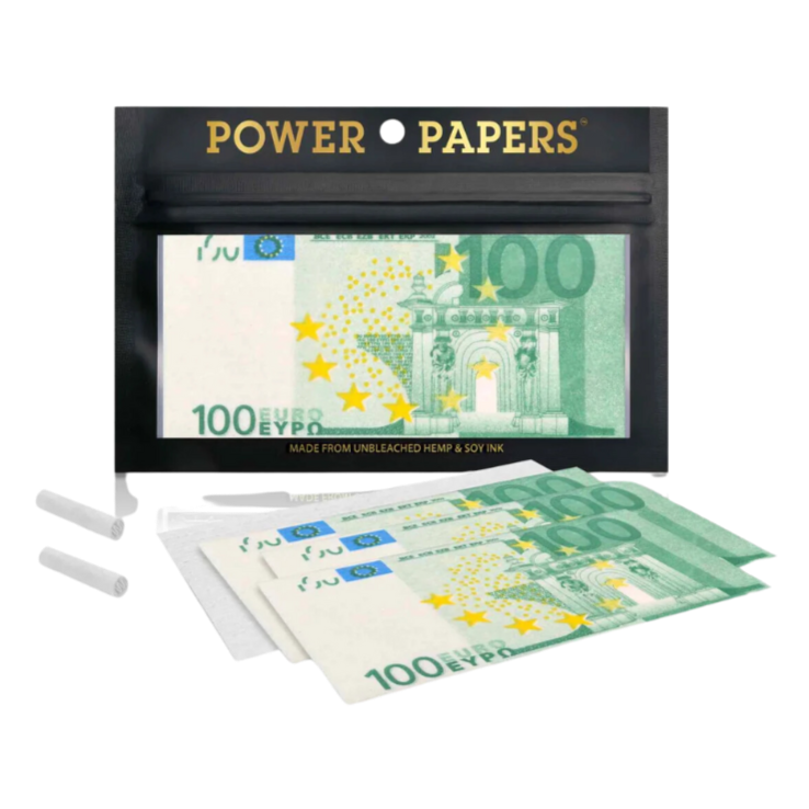 Power Papers 100 EURO - Super King Size + Tips