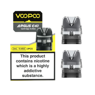 VOOPOO Argus E40 Replacement Pod Cartridge (2pcs/pack) - 0.45Ohm