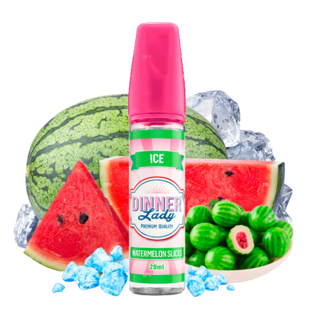 Dinner Lady Ice Watermelon Slices Longfill 20 ml in 60 ml