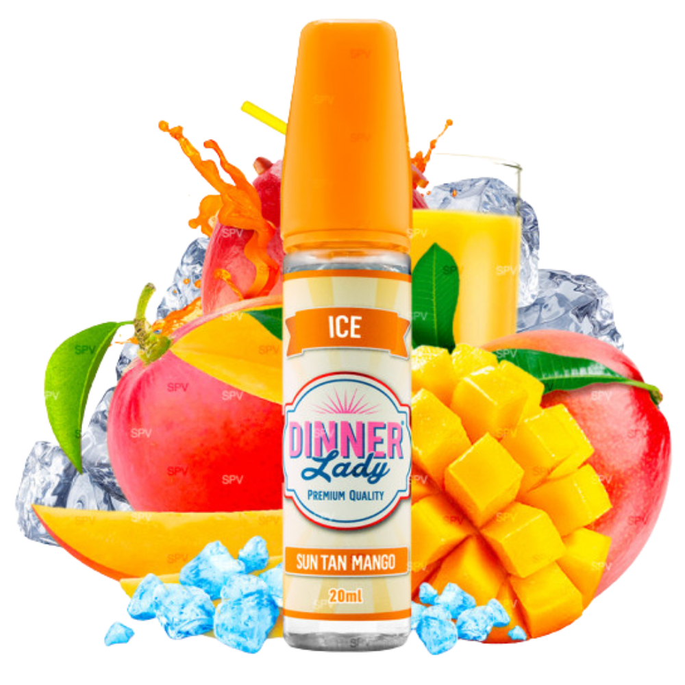 Dinner Lady Ice Sun Tan Mango Longfill 20 ml in 60 ml