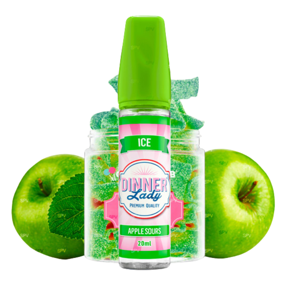 Dinner Lady Ice Apple Sours Longfill 20 ml in 60 ml